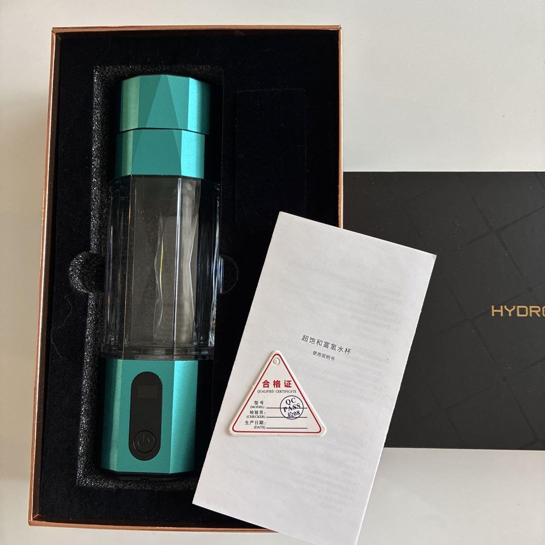 水素水生成器 USB充電式 青色 約22cm