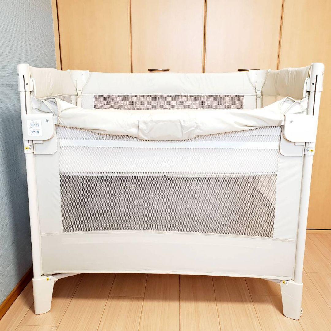 【美品】Aprica アップリカ ココネルエアー 66046  ベビーベッド