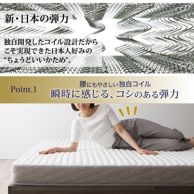 新品 送料込 ダブルベッド 収納 棚 2口コンセント  マットレス付 NW