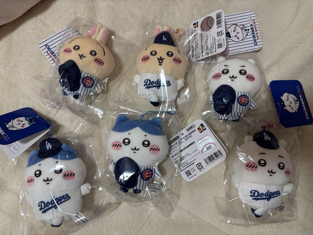 ちいかわ× MLB　ドジャース　カブス　マスコット　6種セット 楽天市場】【土日祝も当日発送】ちいかわ×MLB TM TOKYO SERIES