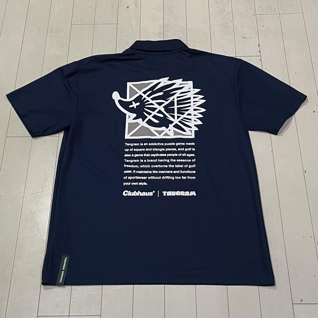 TANGRAM × CLUBHAUS コラボ】ポロシャツ サイズL ホワイト