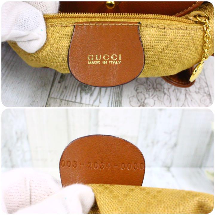 ▲希少/オールドグッチ バンブー リュック GUCCIレザー キャメル 2WAY