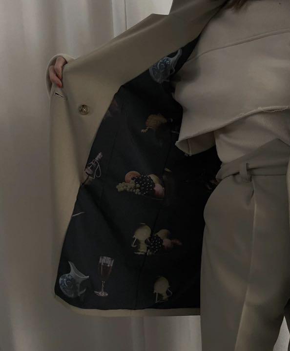 即納正規品 最安値 ameri vintage PRINTED LINING JACKET 8WcKT-m74755437923 HOT爆買い