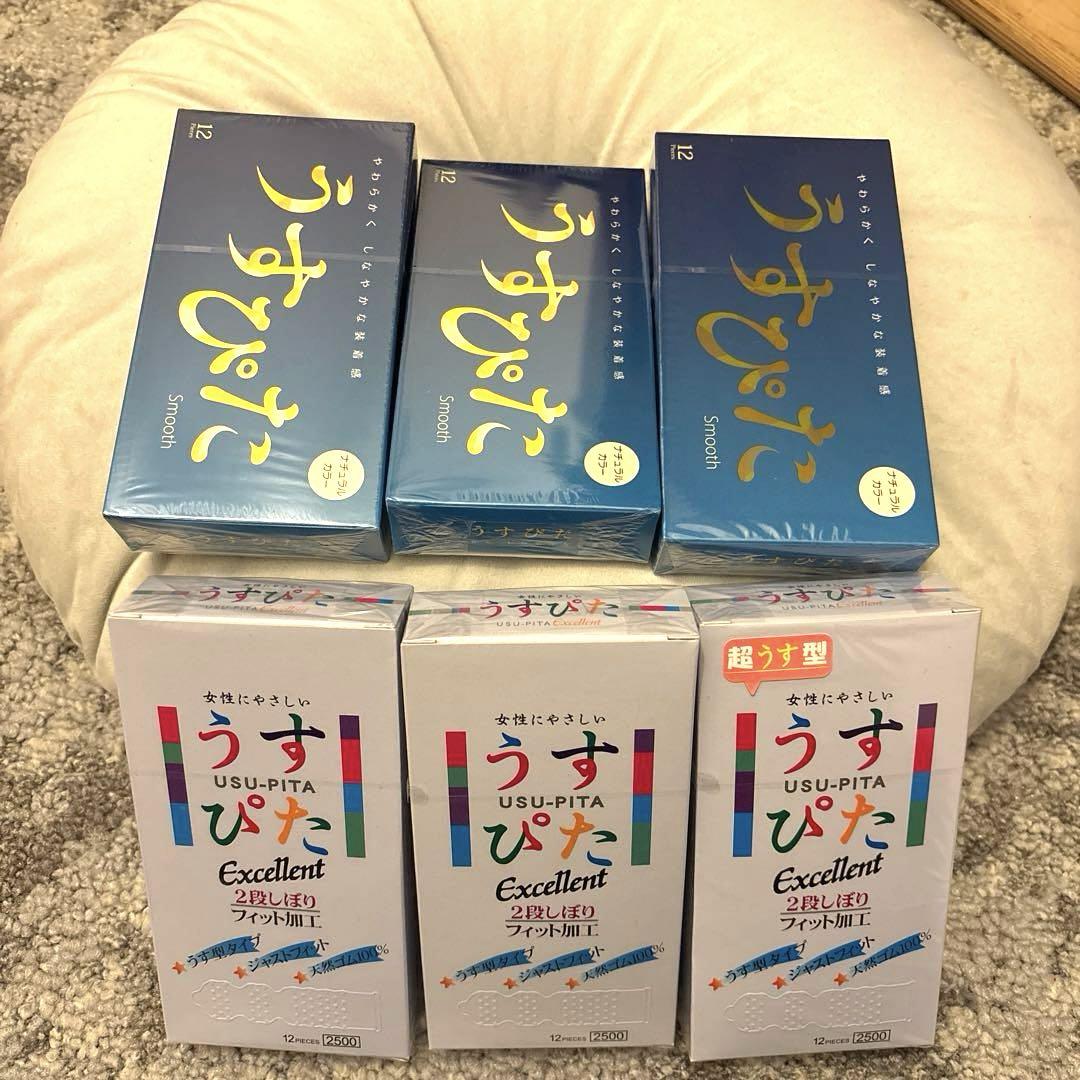 コンドーム6点セット うすぴた12個入り