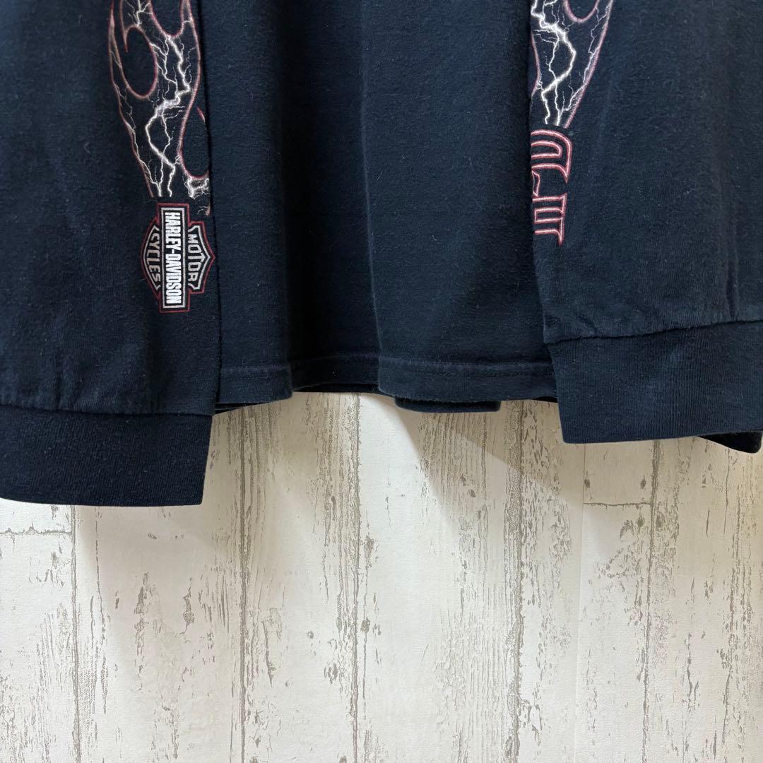 【激レア】ハーレーダビッドソン　ロンT ゆるだぼ　完売モデル　Tシャツ　黒