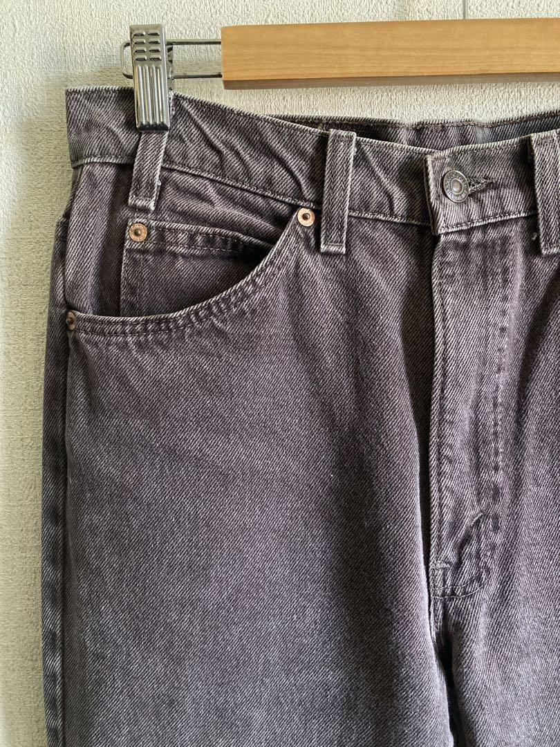 90s levi's 517 flare denim pants USA製 赤茶