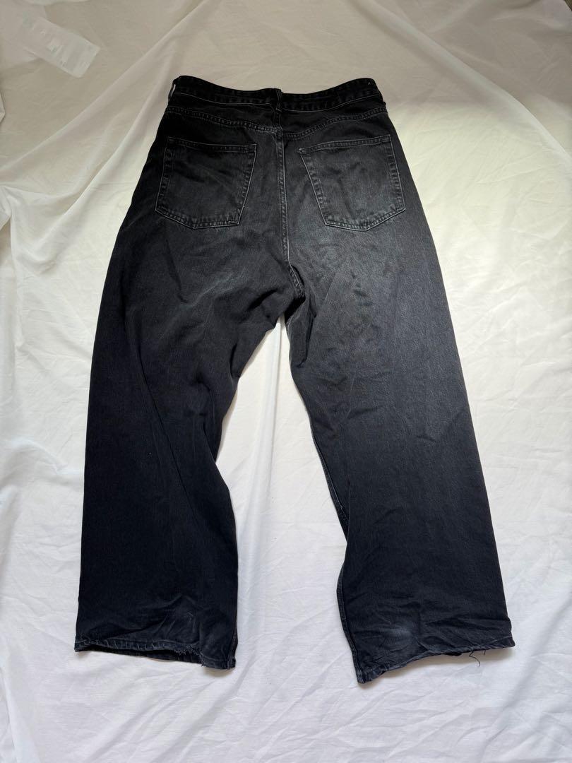 ZARA EXTRA BAGGY エクストラバギー　Black denim 40