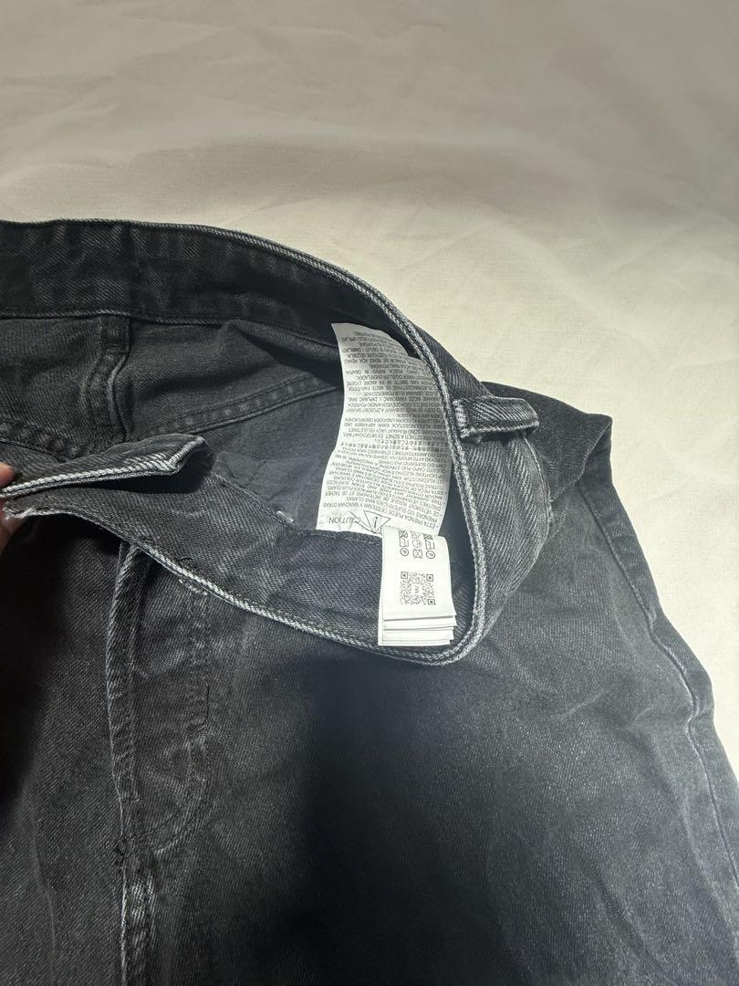 ZARA EXTRA BAGGY エクストラバギー　Black denim 40