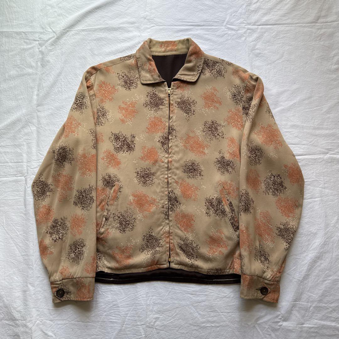 Field Day 50s アトミックギャバジャン vintage gab 1950's Gab Jacket. Classic Rockabilly Blouson Style Atomic