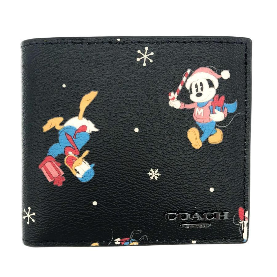 DISNEY X COACHコラボ ☆大人気☆ コインウォレット ホリデイ 新品