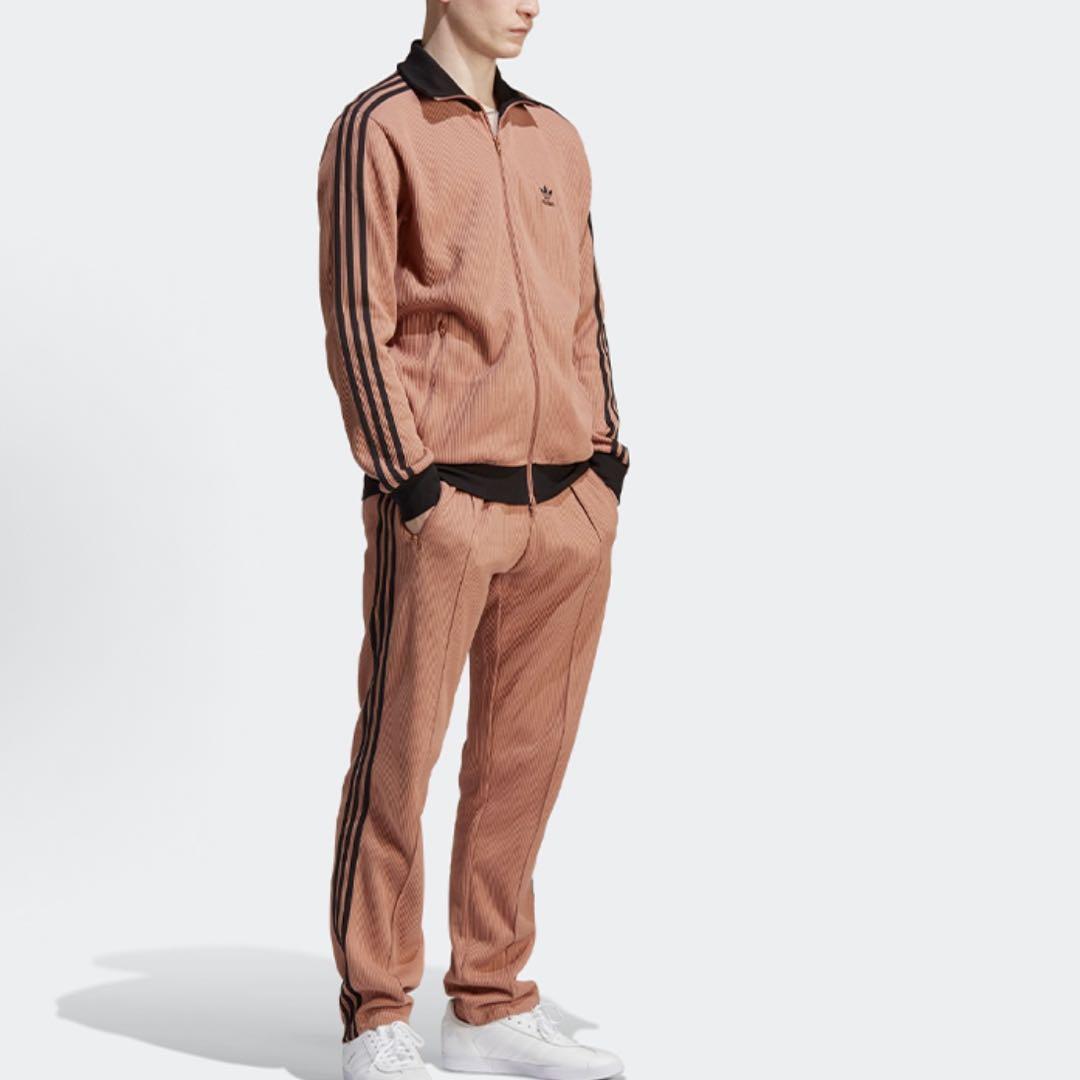 新品L Adidasワッフル ベッケンバウアー トラックパンツ HS2079