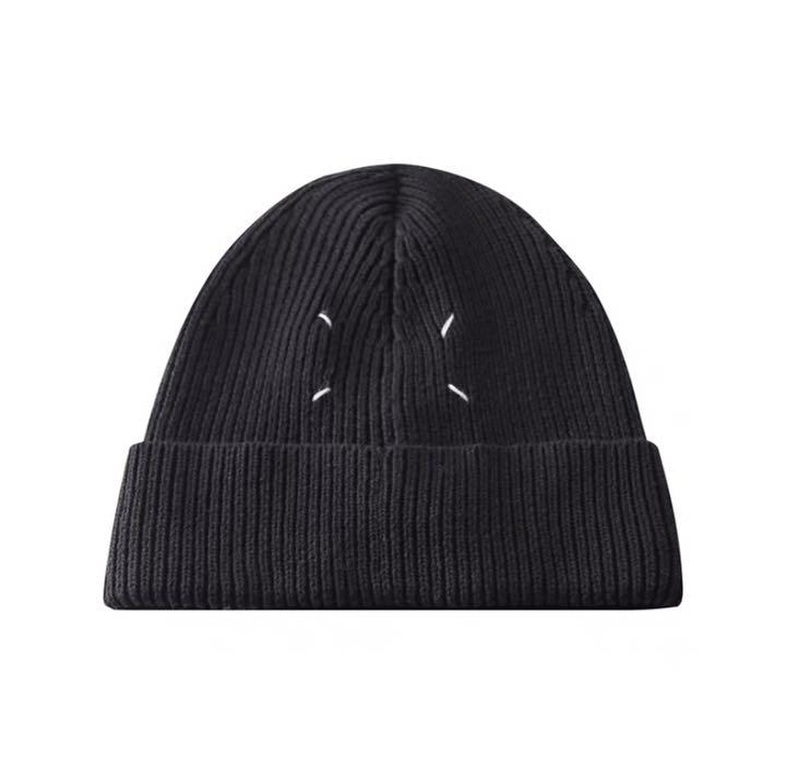 新品本物】 Martin Maison 新品 ニット 黒 キャップ - ニットキャップ ...