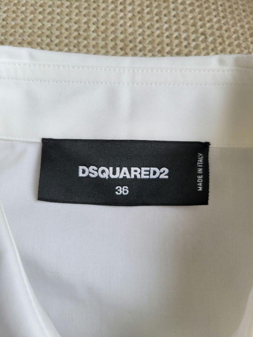 ディースクエアード DSQUARED2 ブラウス ドレスシャツ リボン