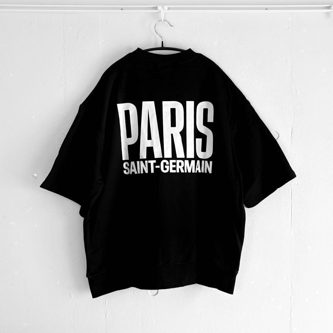 完売品】新品 パリサンジェルマンロゴ セットアップ PSG 黒 L