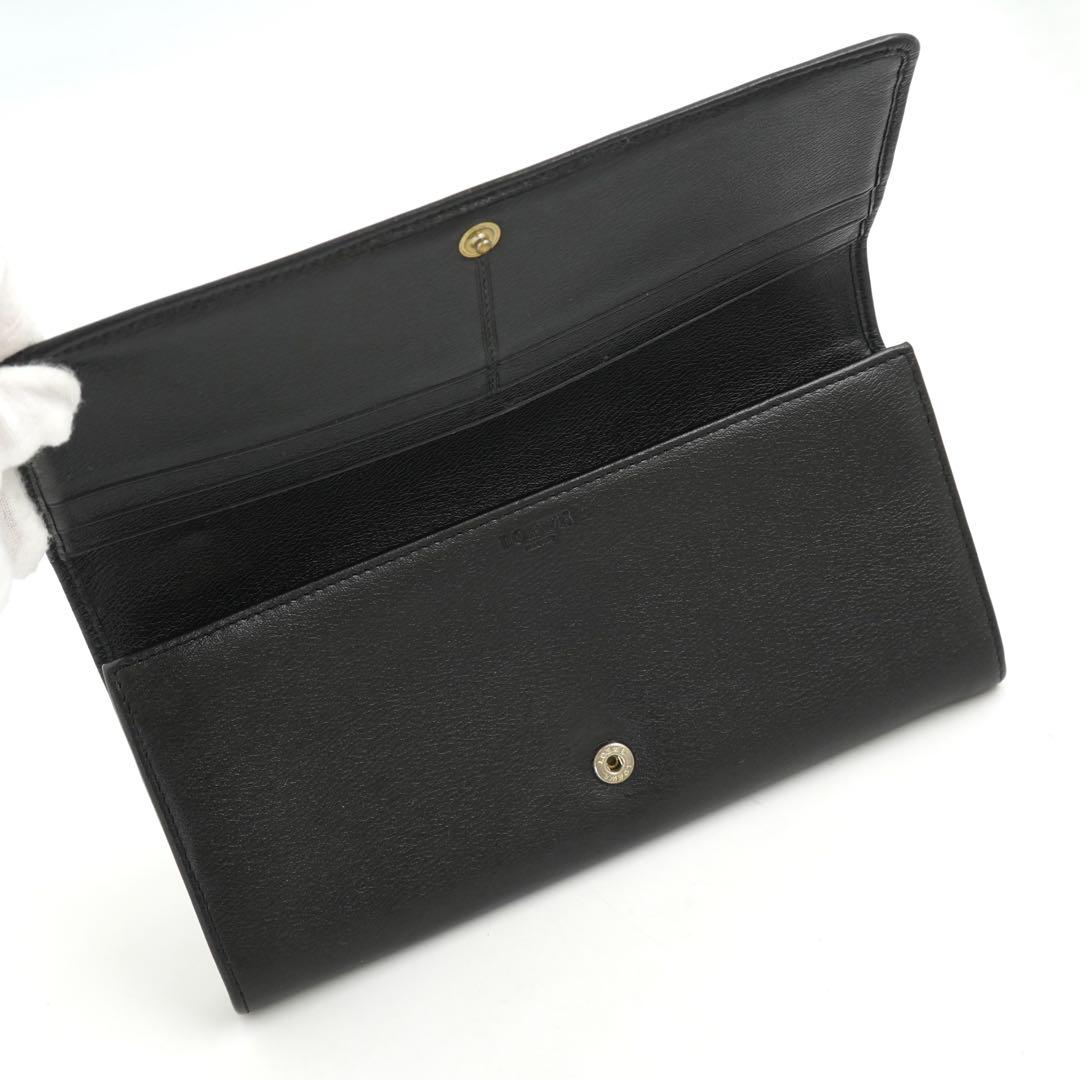 ✨未使用展示品✨ LOEWE 長財布 アナグラム アマソナ エンボス