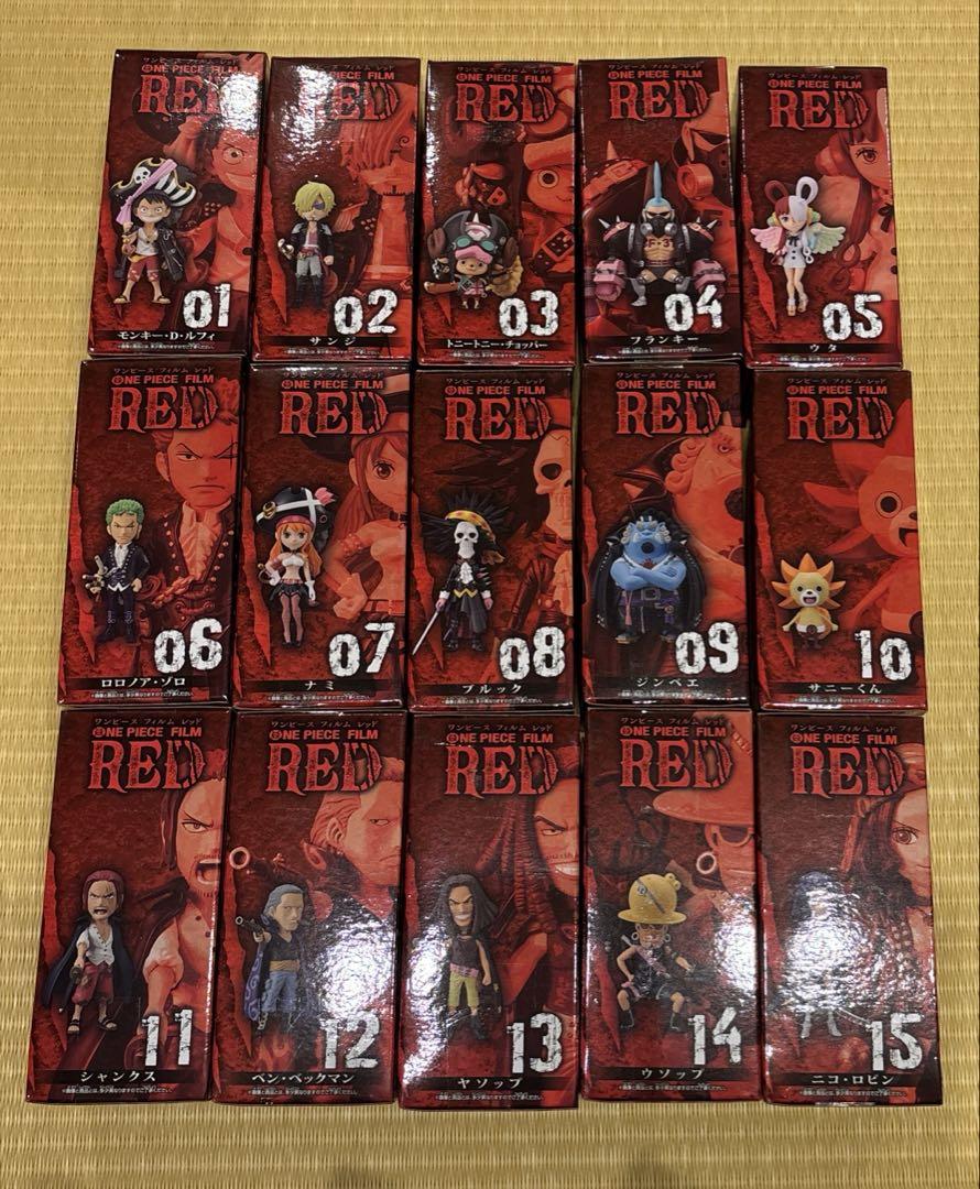 ワンピース ワーコレ RED フルコンプ