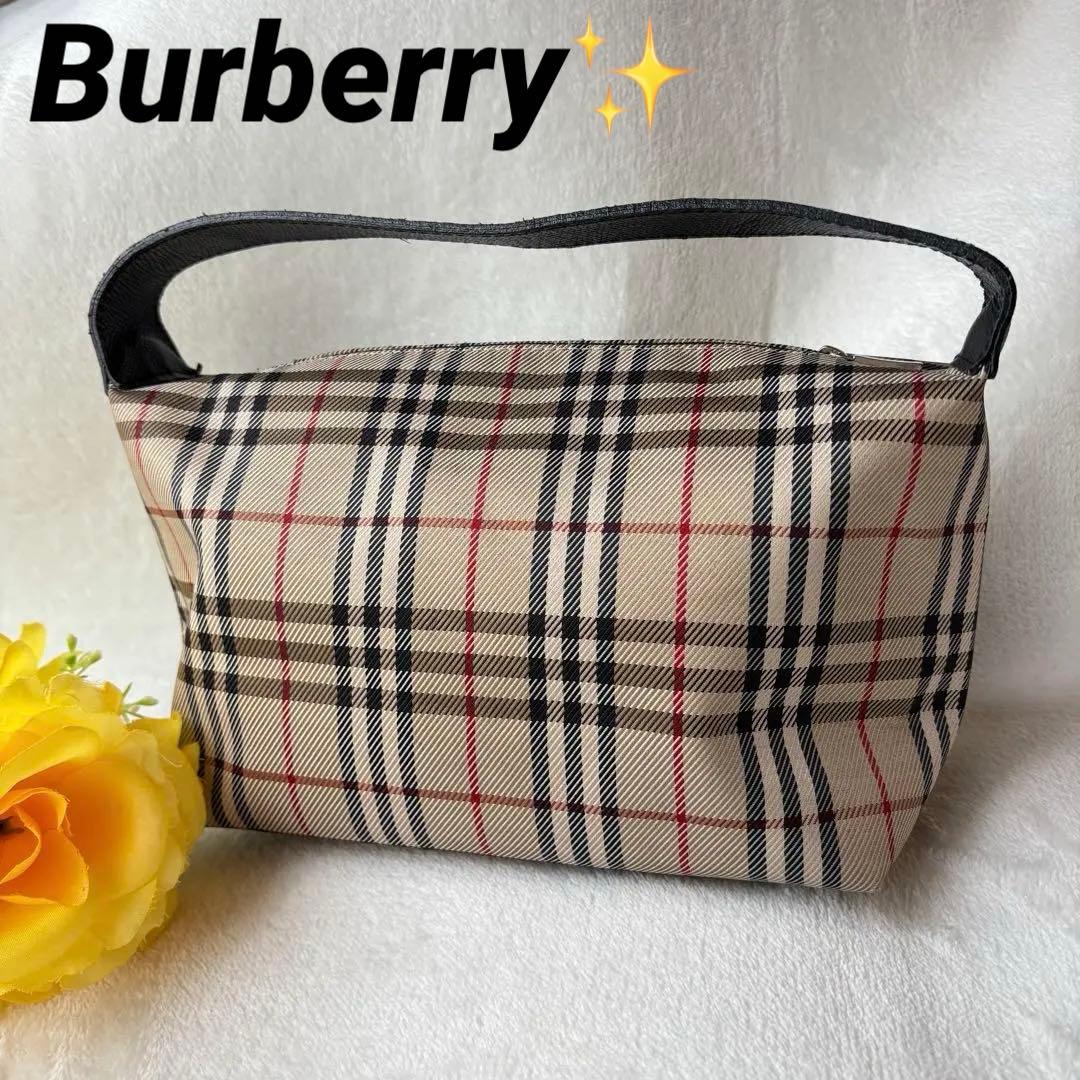 BURBERRY バーバリー ハンドバッグ アクセサリーポーチ ノバチェック
