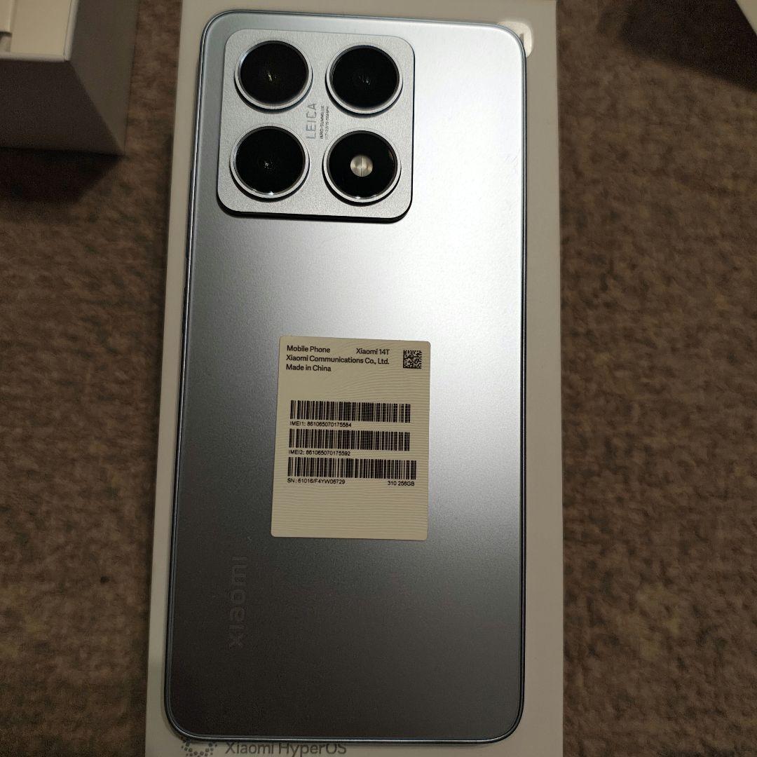 美品 Xiaomi 14T チタンブルー 12GB 256GB Xiaomi 14T Pro (12GB/256GB) -チタンブルー （SIMフリー版