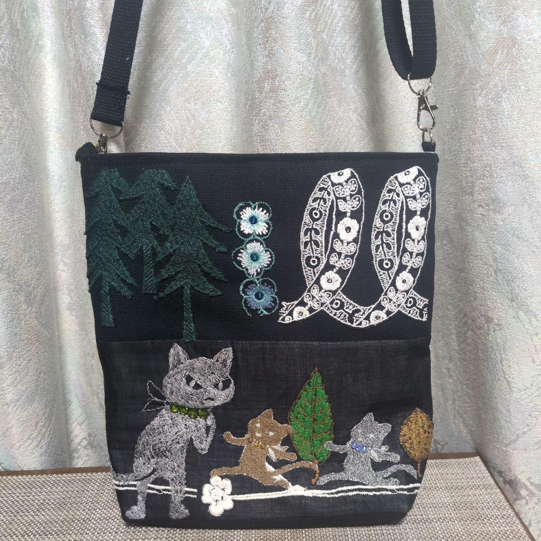 サコッシュ ハンドメイド ミナペルホネン クロッチくん
