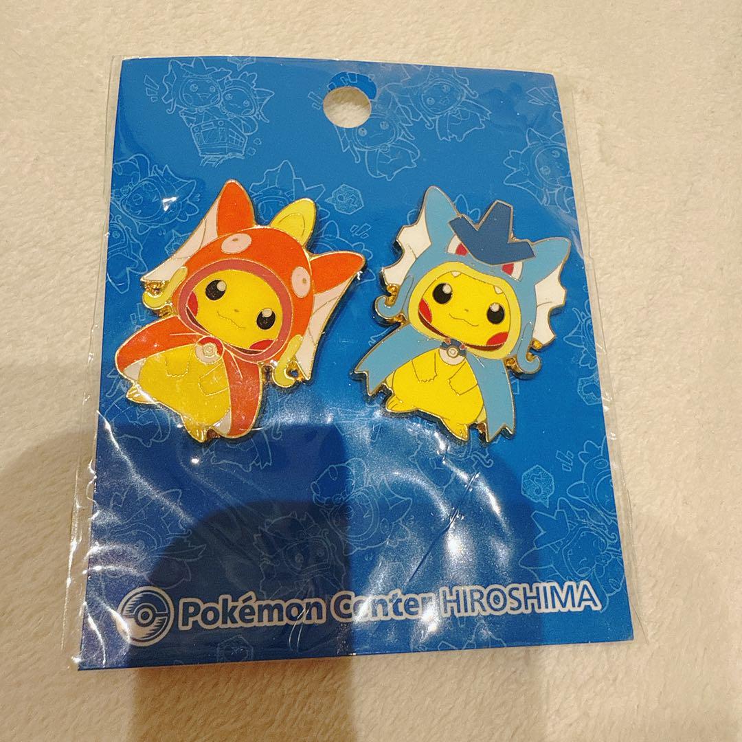 コイキングごっこ　ギャラドスごっこ　ピカチュウ ポンチョ　ピンズ