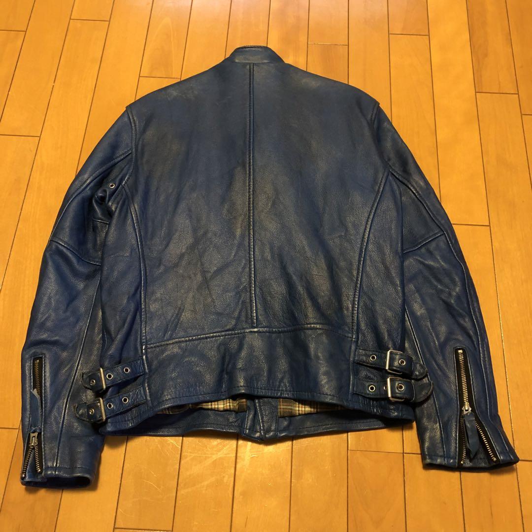 schott ショット クラシック ライダース 青 ブルー