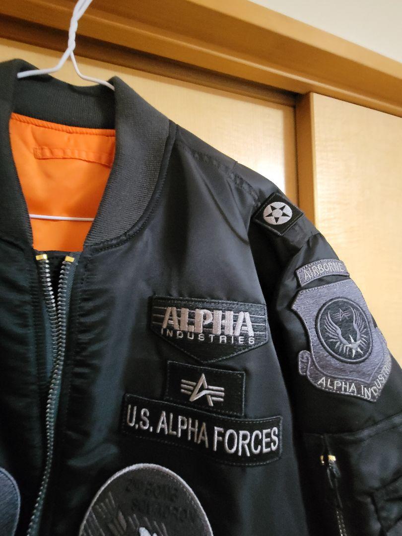 ALPHA アルファ MA-1 フライトジャケット フルパッチ USスペック