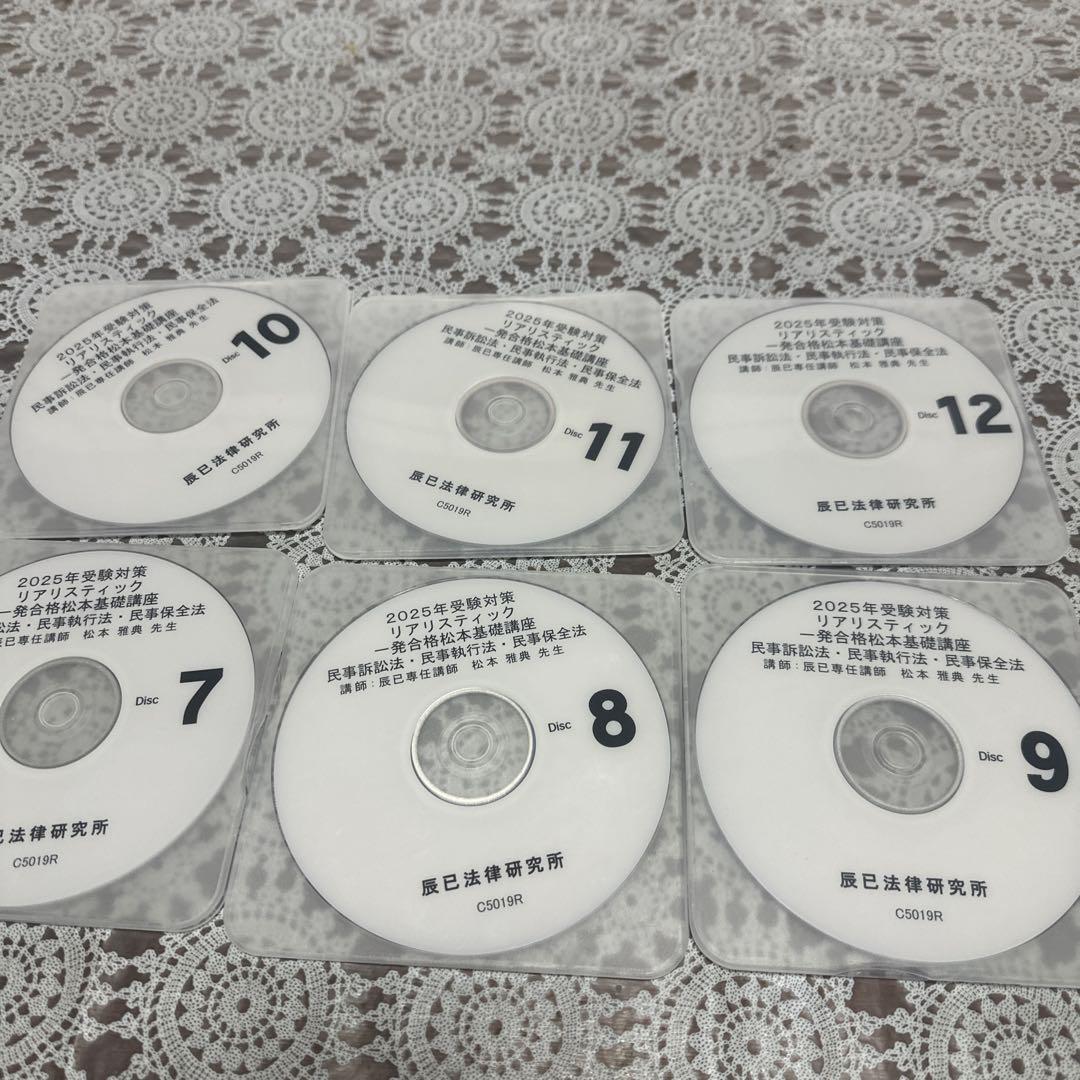 司法書士 2025年対応リアリスティック 民事訴訟 執行法 保全法 DVD12枚