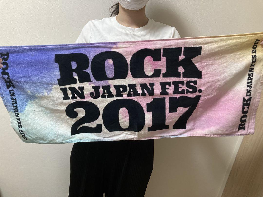 限定値下げ　B'z ROCK IN JAPAN FES. 2017 タオル ROCK IN JAPAN FES. 2017 フェイスタオル うさぎ - メルカリ