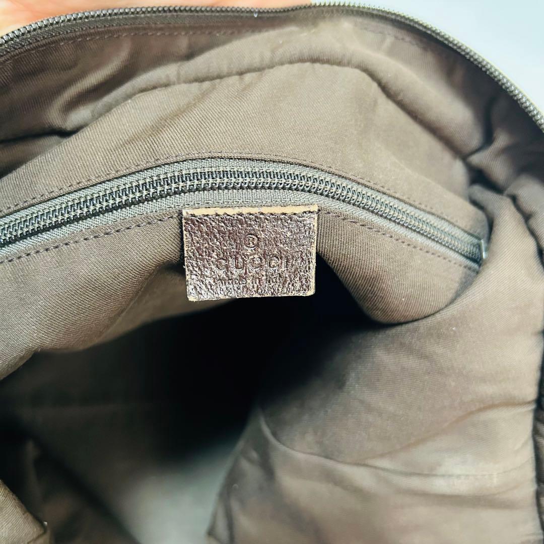 GUCCI オールドグッチ シェリーライン GG柄 トートバッグ 茶色