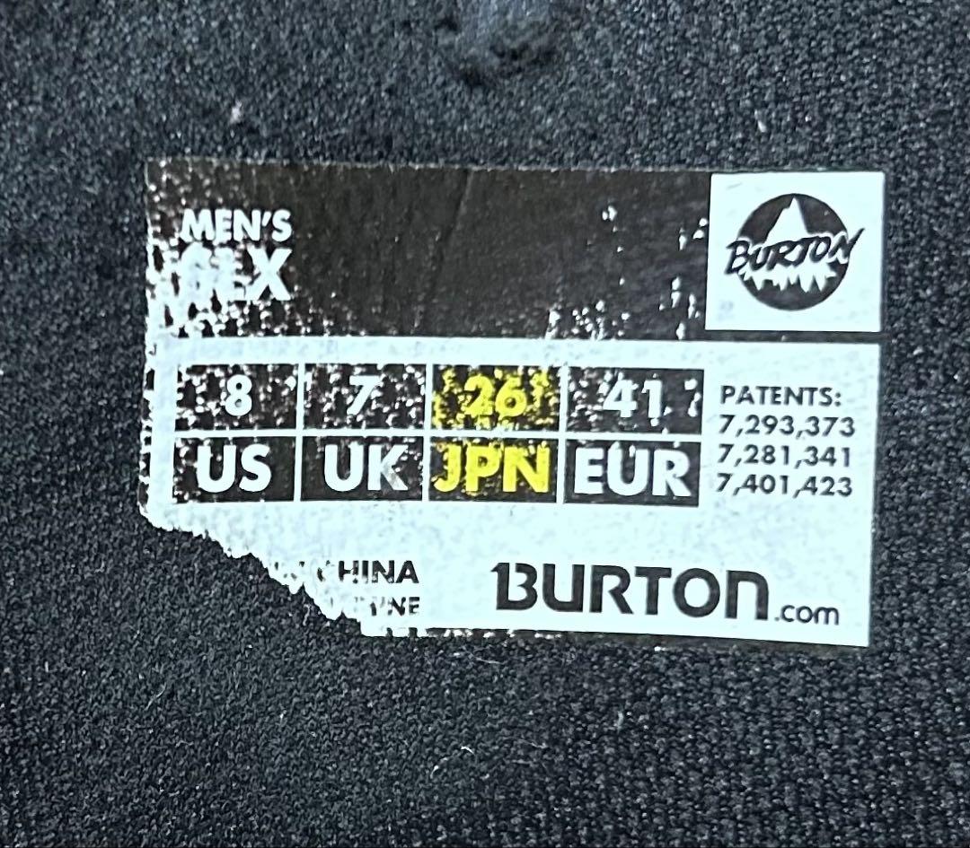 BURTON スノーボード ブーツ SLX 26cm