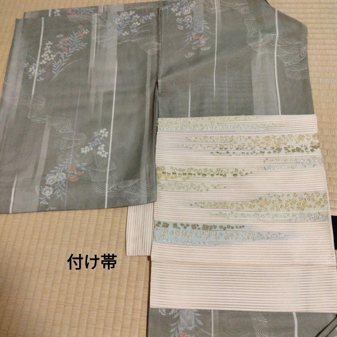 まあちゃん様専用 絽 小紋 オーダーメイド 高級化繊 肩身丈157