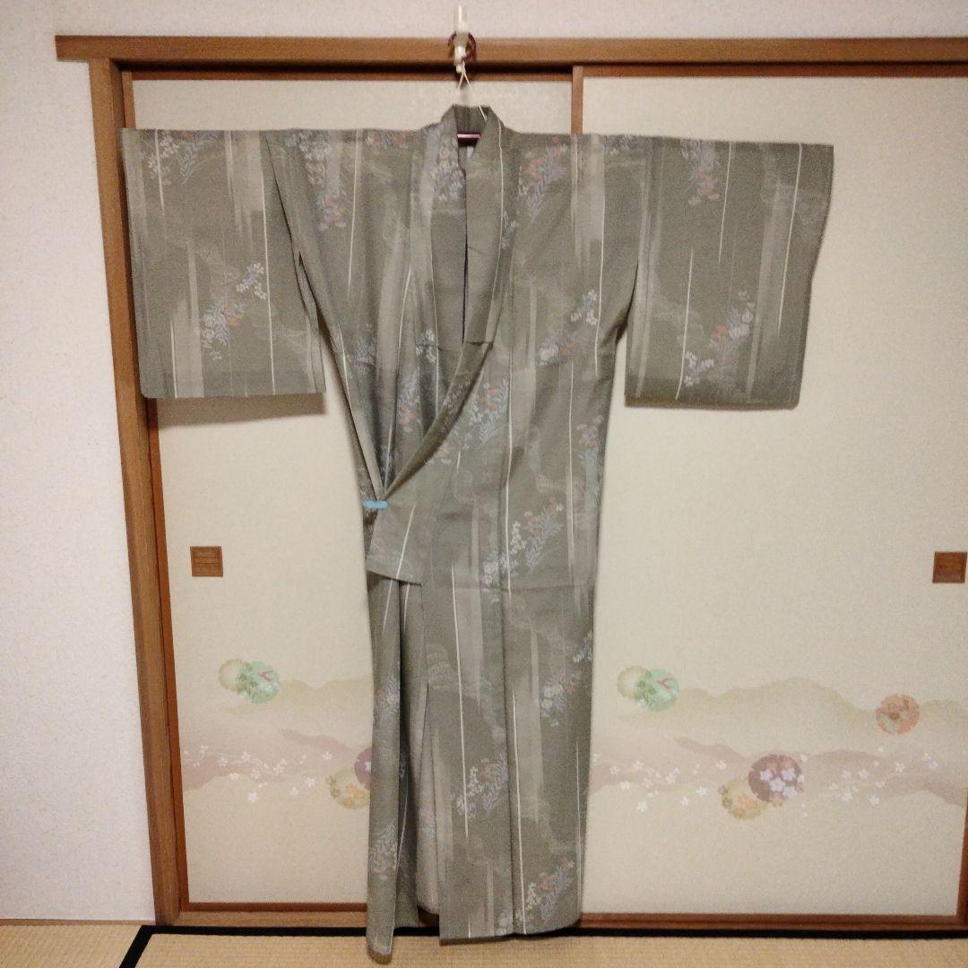 まあちゃん様専用 絽 小紋 オーダーメイド 高級化繊 肩身丈157