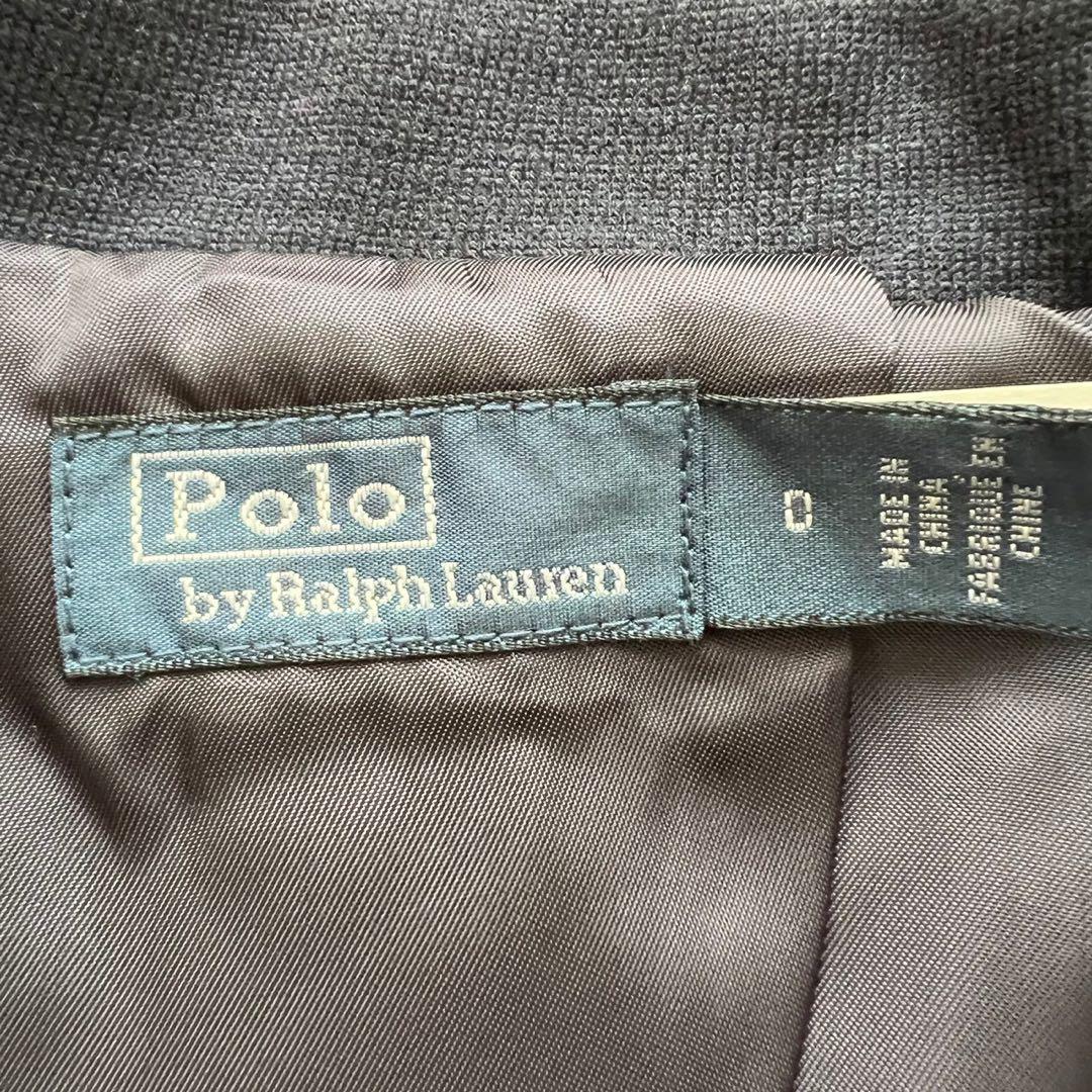 POLO RALPH LAUREN 現行 ロゴクレストニットブレザー ネイビー