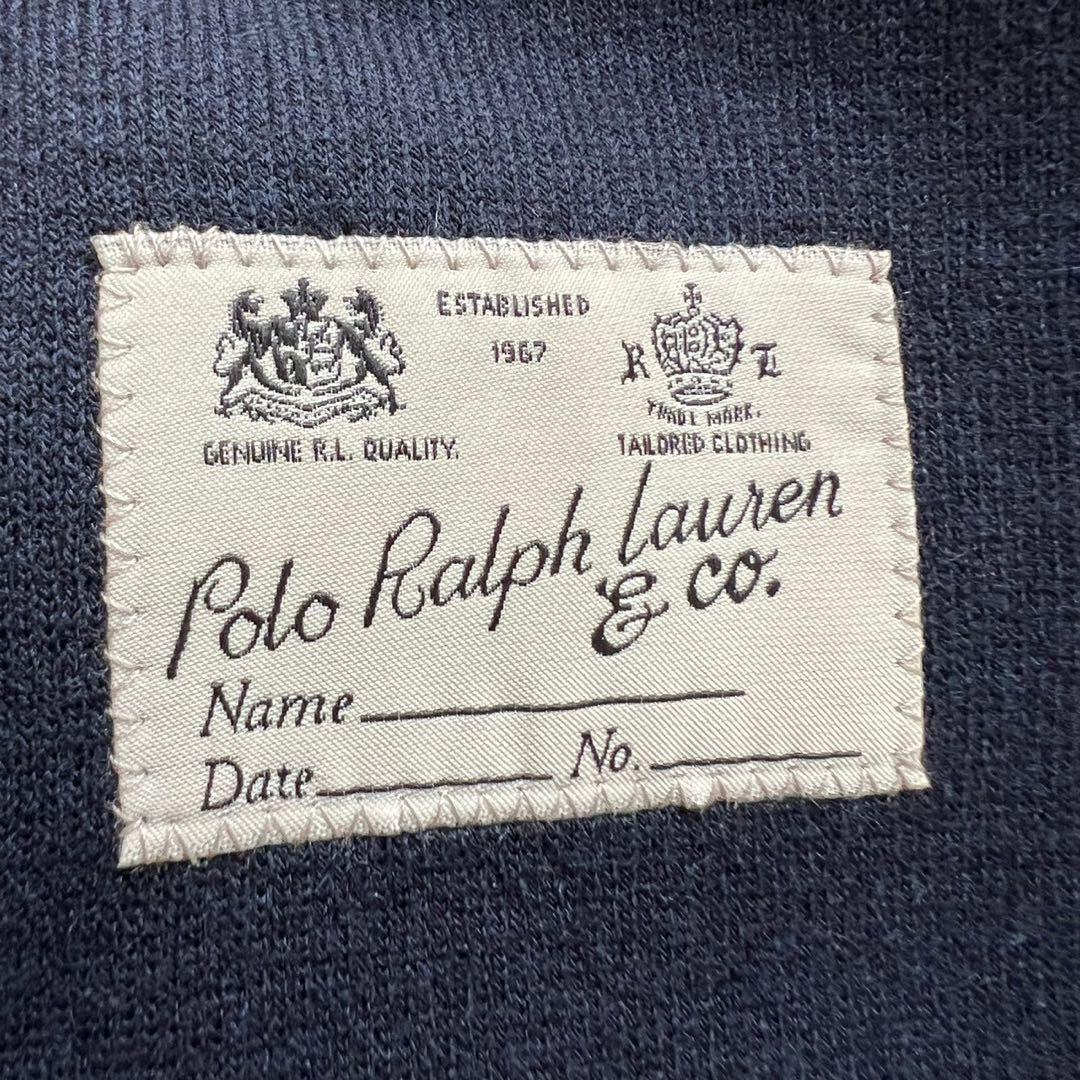 POLO RALPH LAUREN 現行 ロゴクレストニットブレザー ネイビー