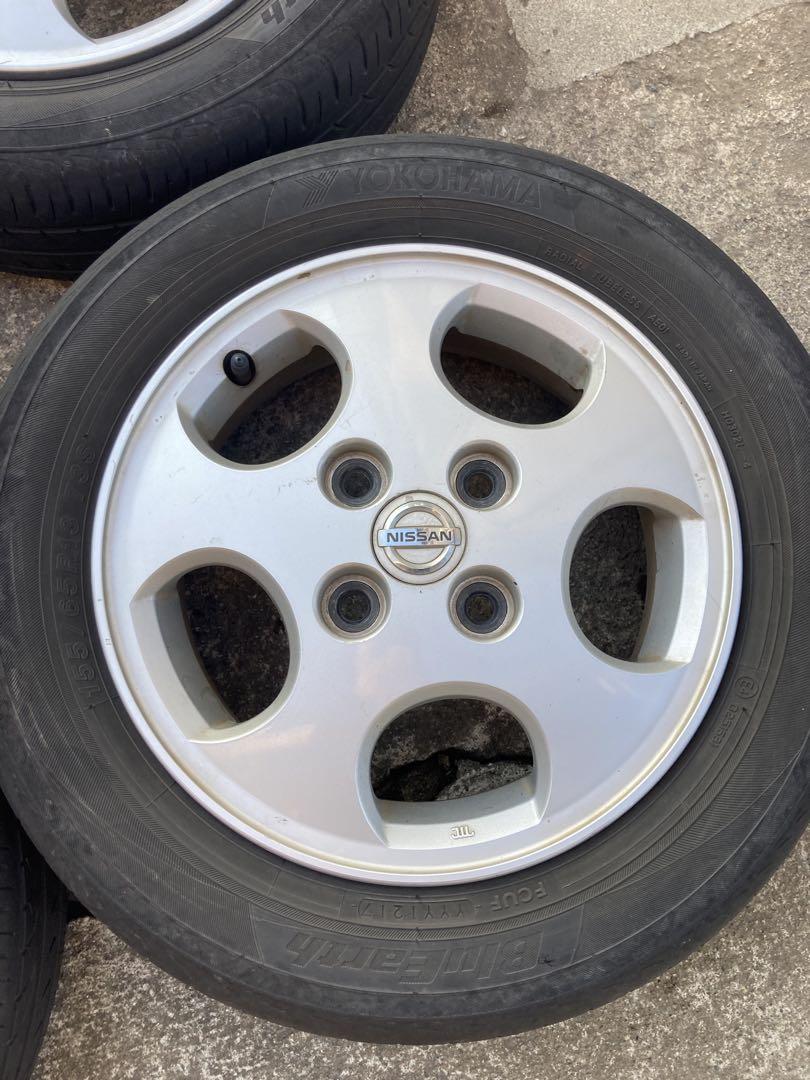155/65r13 日産純正アルミホイール　４本セット　オッティ　ek