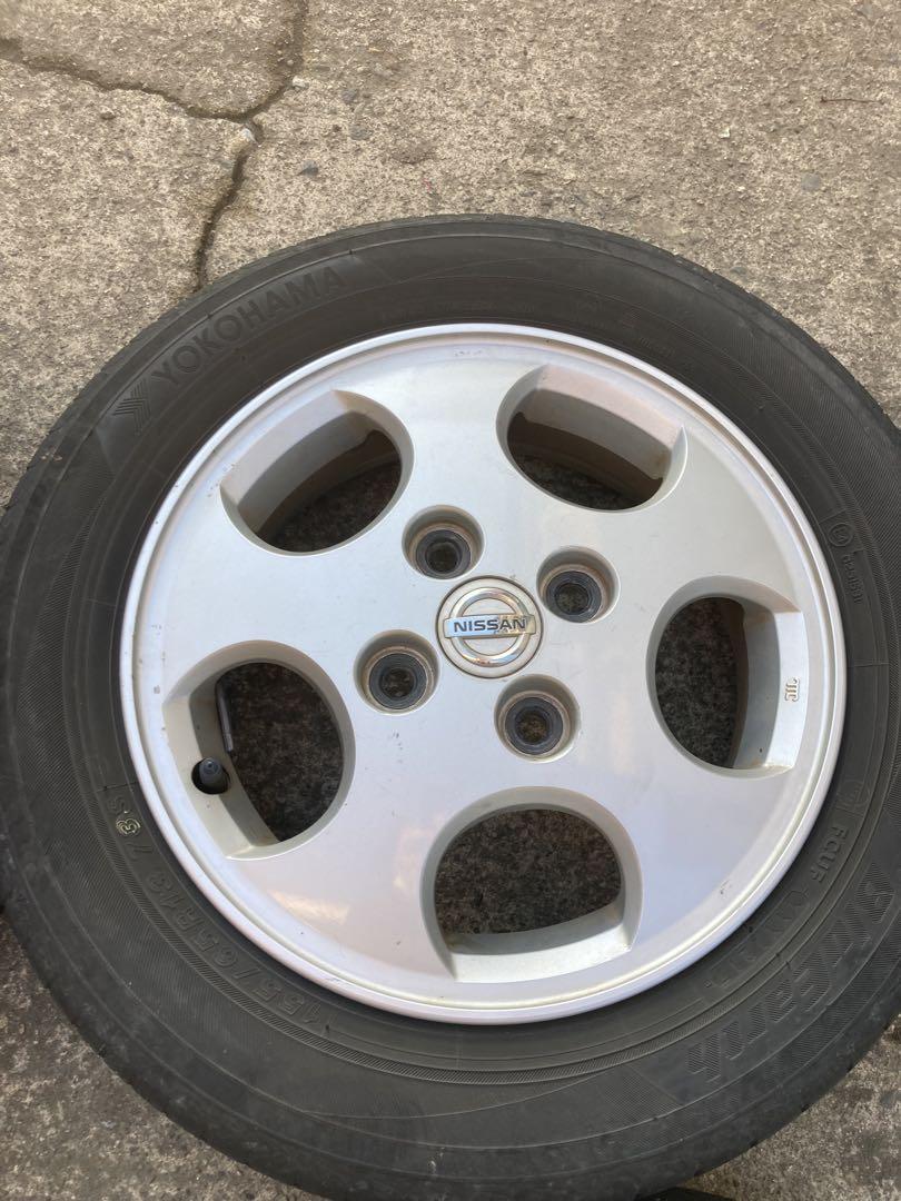 155/65r13 日産純正アルミホイール　４本セット　オッティ　ek