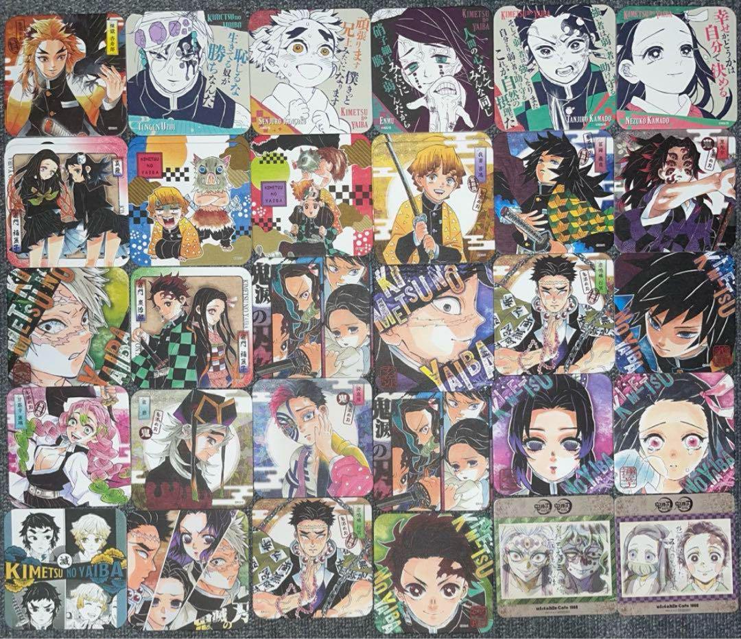 鬼滅の刃 原画 アニメ 鬼滅カフェ 極楽湯 コースター 186枚 まとめ売り