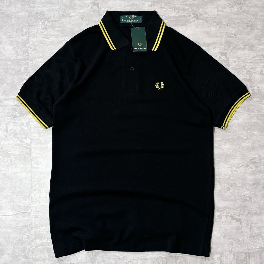 デッドストック 90s FRED PERRY ポロシャツ ブラック