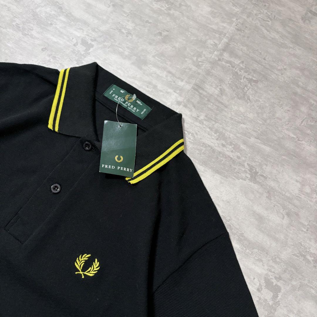 デッドストック 90s FRED PERRY ポロシャツ ブラック