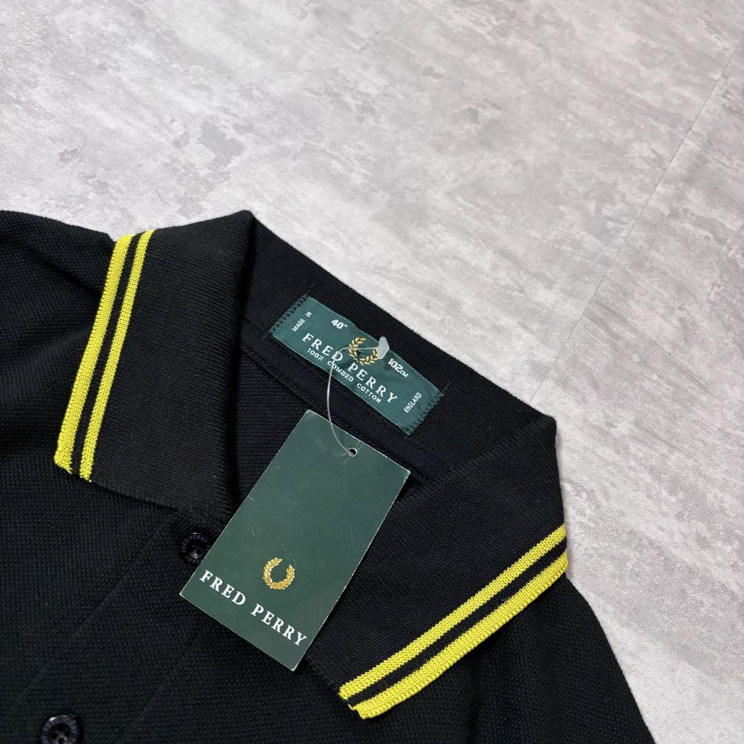 デッドストック 90s FRED PERRY ポロシャツ ブラック