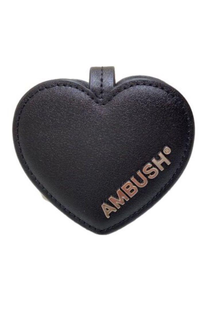 アンブッシュ　AirPods case ハートレザーエアポッヅケース ブラック