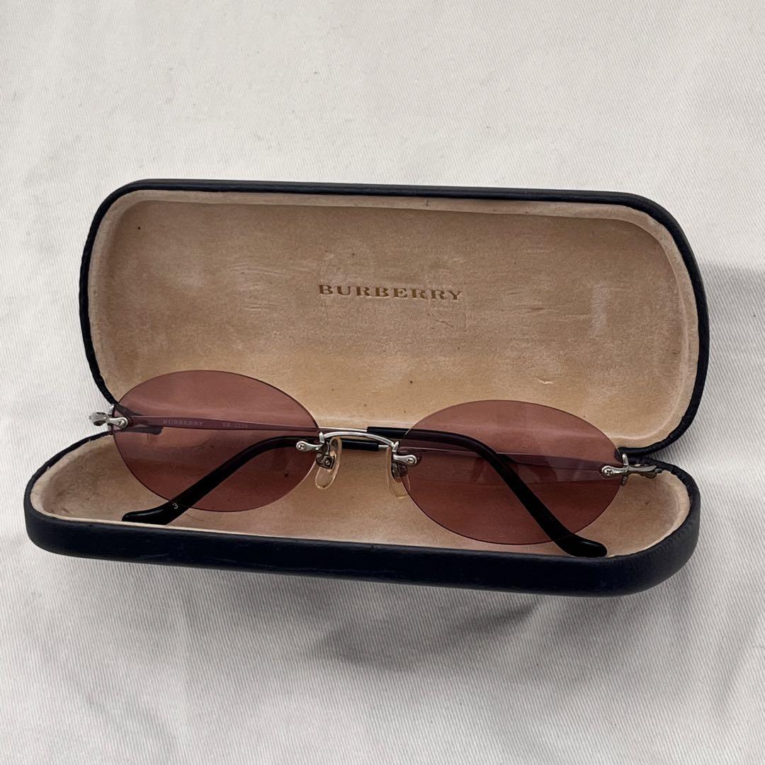 バーバリー Burberry ピンク レンズ サングラス - メルカリ
