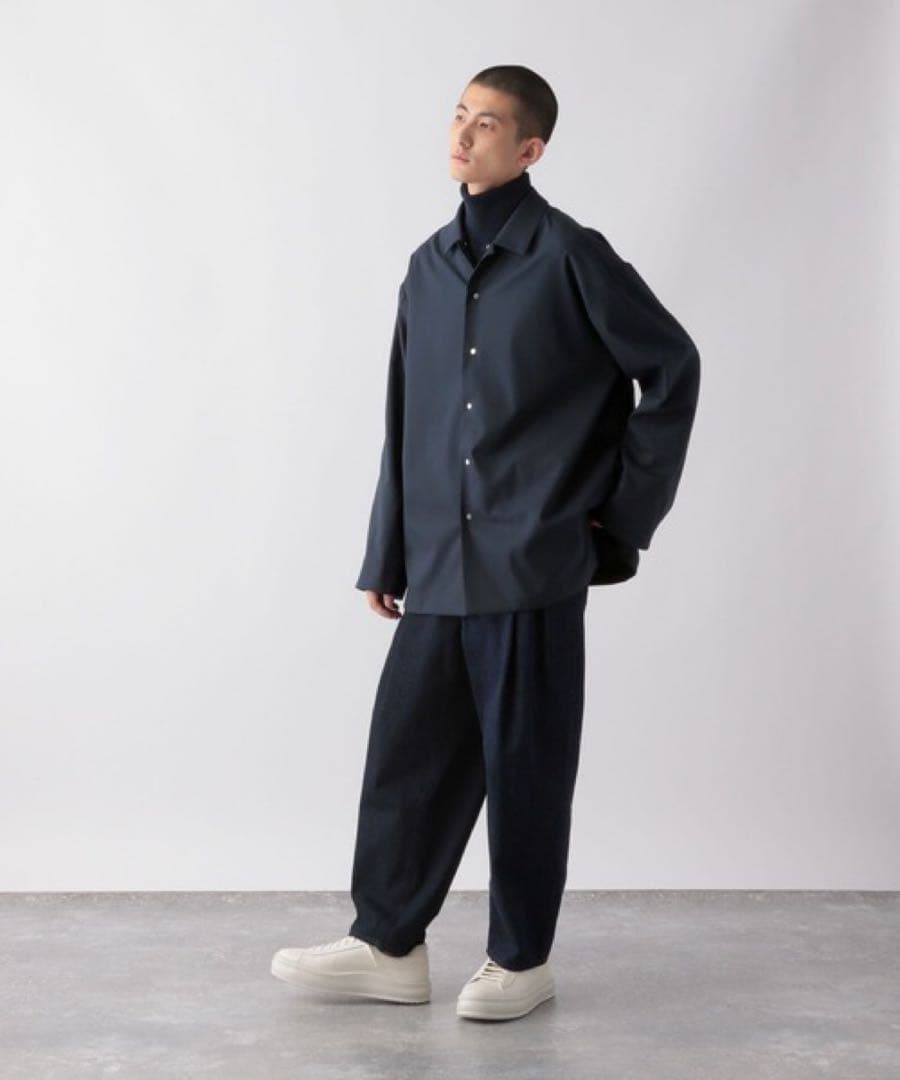 STERNBERG/スタンバーグ/ワイドテーパードデニムパンツ/濃紺 STERNBERG/スタンバーグ/ワイドテーパードデニムパンツ/濃紺