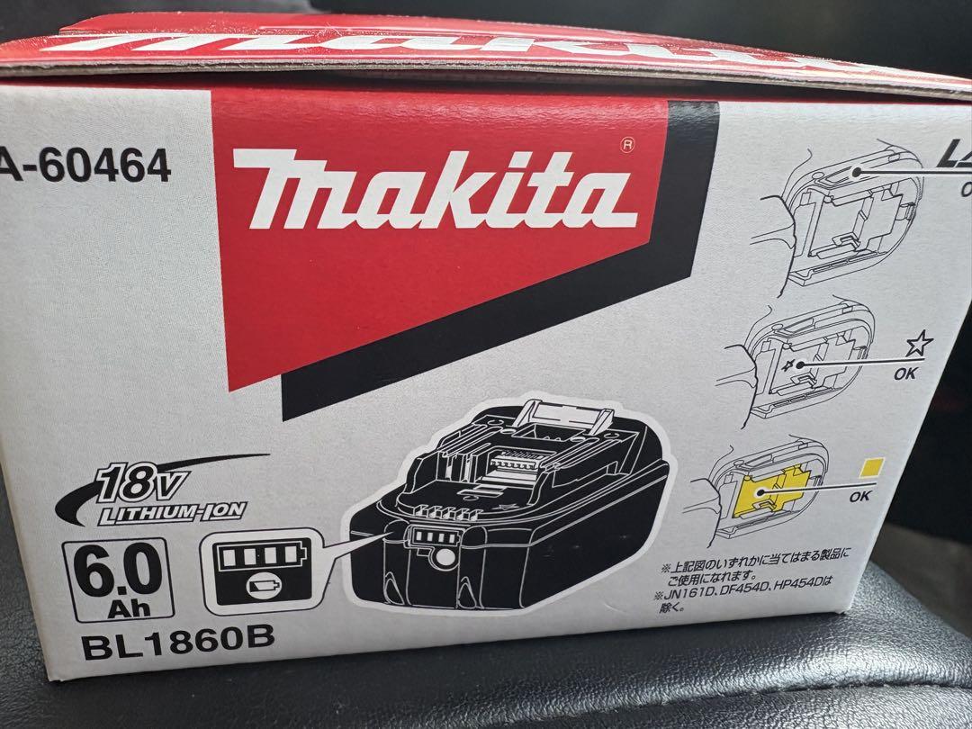 マキタ バッテリーBL1860B 6.0Ah