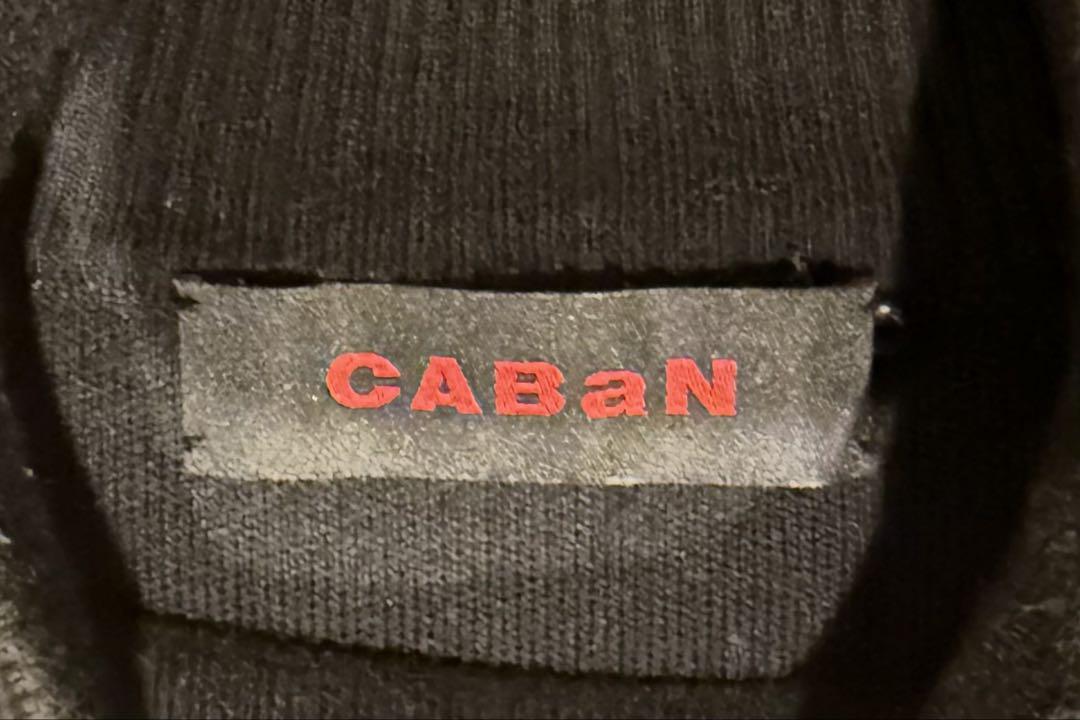 CABaN コットンカシミヤモックネックニット S