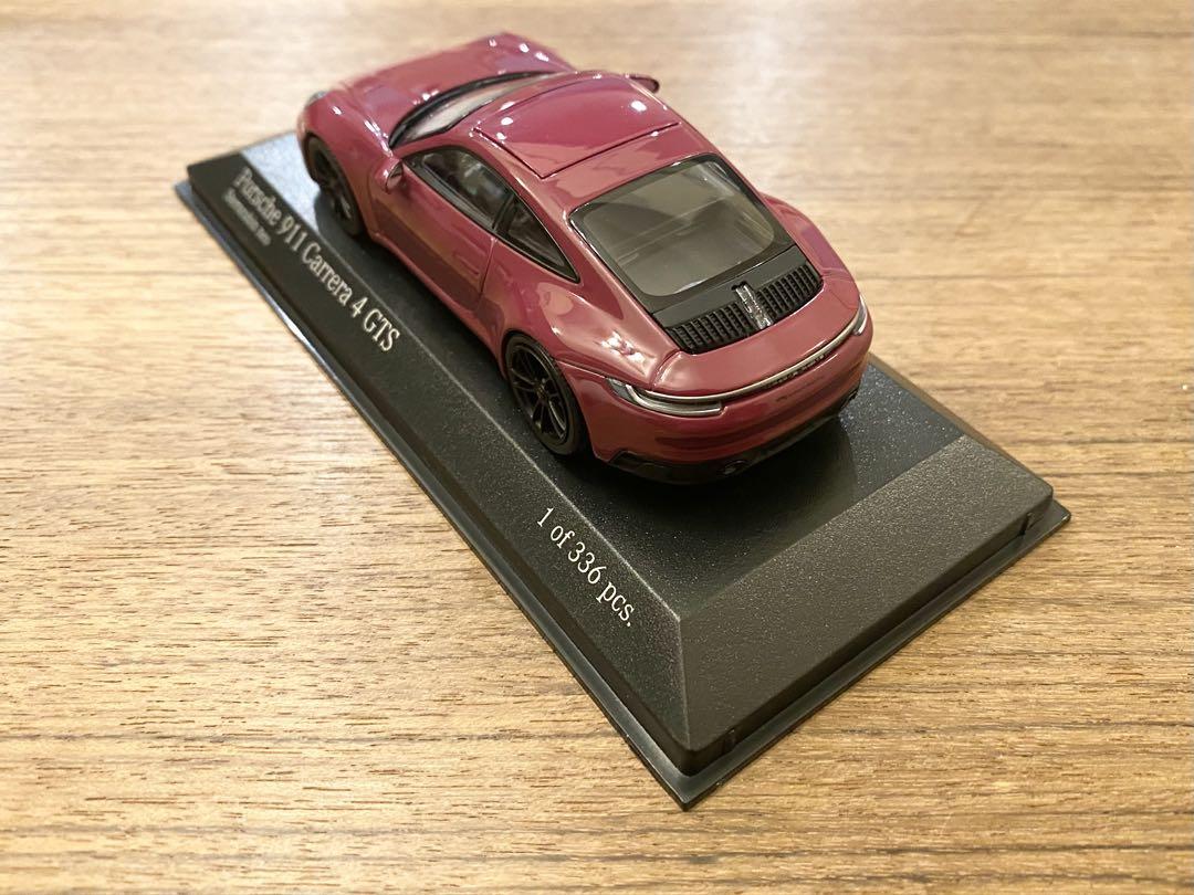 新品 1/43 ミニチャンプス ポルシェ 992.1 911 GTS ピンク