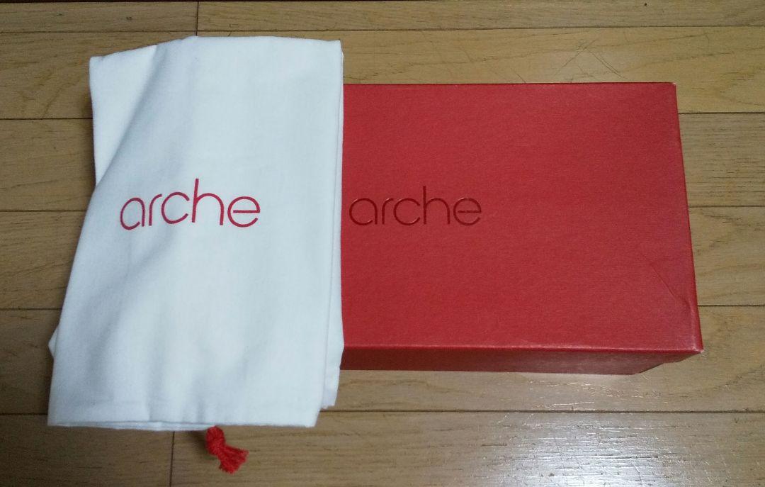 arche レザーシューズ (レッド)