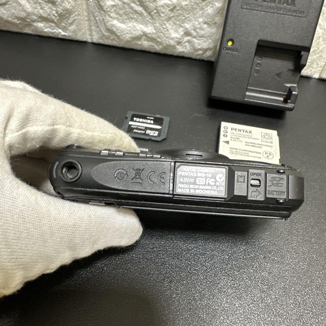 ペンタックスPENTAX Optio WG-10 動作品　中古良品　防水カメラ