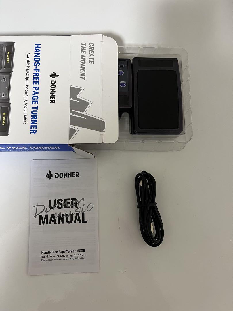 美品　譜めくり ペダル Donner Page Turner Bluetooth