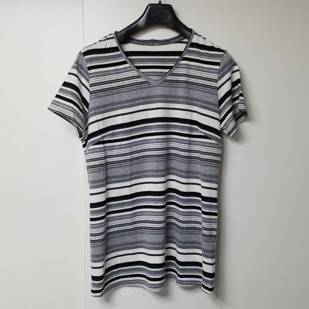 豪華 バジーレ28 大きいサイズ ボーダー ストレッチTシャツカットソー トップス